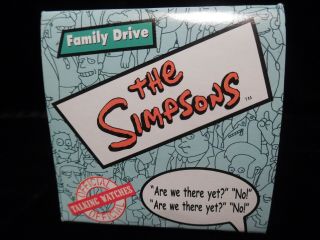 2002 Burger King The Simpsons Family Drive Talking Watch Are We There Yet?