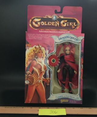 1984 Galoob Golden Girl Dragon Queen Action Figure Nip