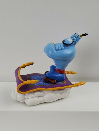 Disney Aladdin Genie On Magic Carpet Loose 3.  25 " Pvc Figure Applause Vintage Toy