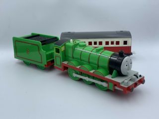 Tomy Trackmaster Plarail Classic Henry With Red Express Coach