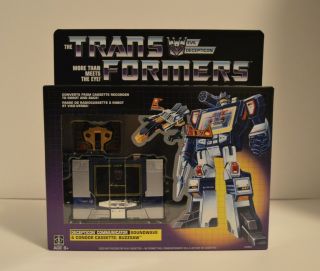 Transformers G1 Reissue Soundwave W/ Condor Cassette: Buzzsaw Misb