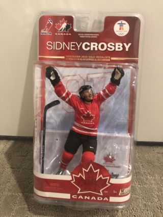 Sidney Crosby Team Canada 2010 Figure Olympic Gold Medalists Hockey Mcfarlane