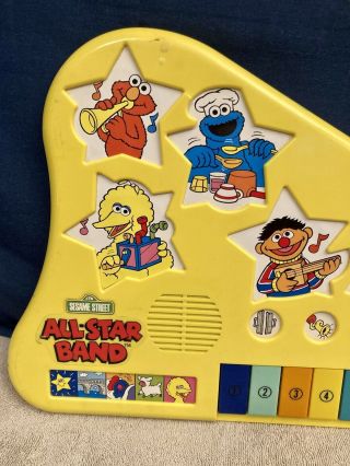 Sesame Street All - Star Band Keyboard/Musial Piano.  Good 2