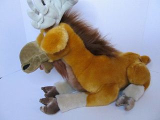 Disney Store Authentic Patch Rutt Moose Brother Bear Plush Poseable Antlers
