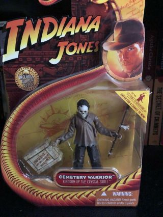 Indiana Jones Cemetery Warrior Kingdom Of The Crystal Skull 3.  75 " Action Figure