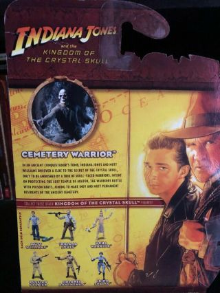 Indiana Jones Cemetery Warrior Kingdom Of The Crystal Skull 3.  75 