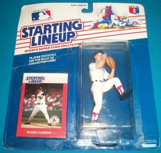 1988 Roger Clemens Boston Red Sox Packaged Starting Lineup Slu Mlb Baseball