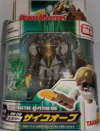 Rare Takara Transformers Beast Wars Robot Masters Psyco - Orb Figure Misb