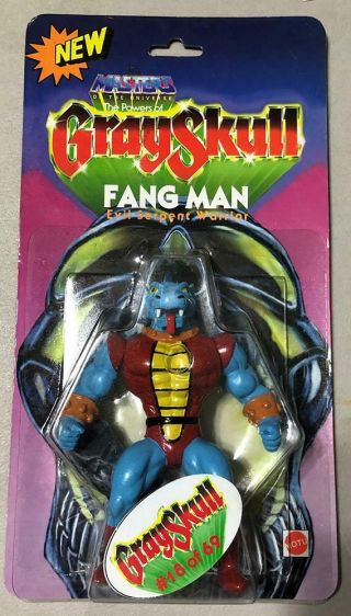 Fang Man Custom 18 Figure Motu Moc With Build A Figure Horde Calix He - Man
