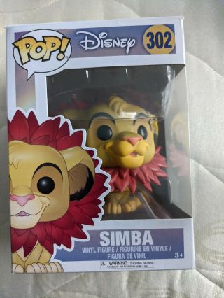 302 Simba (leaf Mane) - Disney Lion King Funko Pop