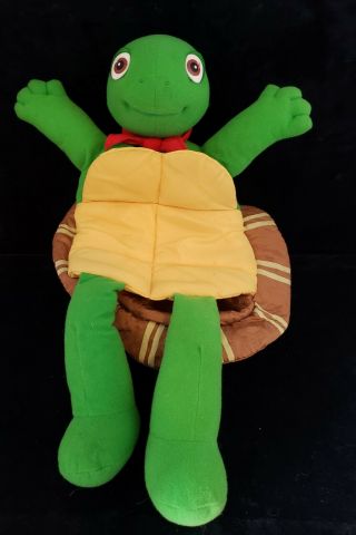 Franklin The Turtle Hand Puppet Plush Approx.  15 Inches Long - Possibly From 2009