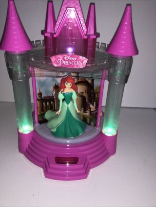 Disney Princess Light And Sound Musical Spin Palace Belle Cinderella And Ariel