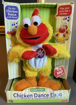 Chicken Dance Elmo Toy Sesame Street - 2001 Mattel Fisher Price