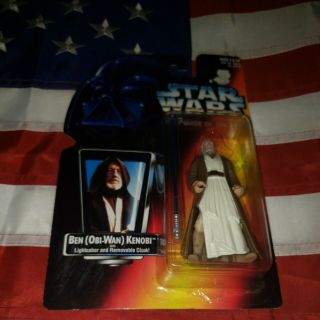 Obi - Wan Kenobi Long Saber – Star Wars Power Of The Force – Vintage Kenner 1995