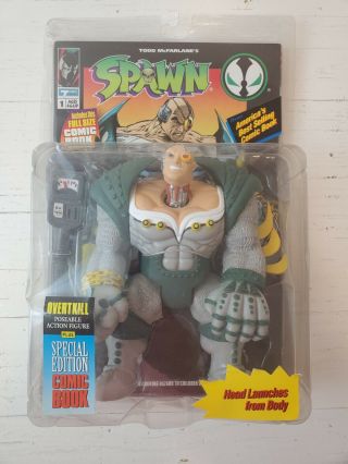 1994 Mcfarlane Spawn Overtkill Series 1 Special Edition With Comic Book