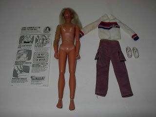 Kenner Bionic Woman Jamie Sommers Lindsay Wagner Doll 1976 Hazel Eyes