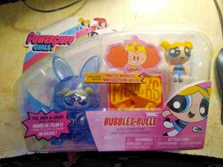 The Powerpuff Girls Bubbles Bulle Aura Power Pod Figures Princess Toy (2016)