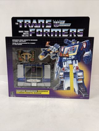 Hasbro Transformers E4964 Soundwave & Condor Cassette Buzzsaw Open Box