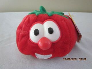 Vintage Nwt 1998 Veggie Tales Bob The Tomato Plush Bean Bag Toy Lyrick Studios