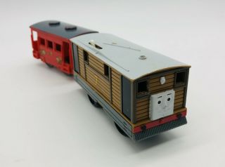 Toby & Caboose Thomas & Friends Trackmaster Motorized Train Engine Mattel 2009