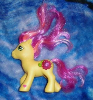 My Little Pony Mlp G3 Royal Bouquet Yellow Pink 3 - D Flower Crystal Design