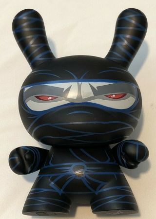 Pre - Owned Kidrobot 8 " Mad Ninja Dunny Black Edition 2006 - - No Accessories