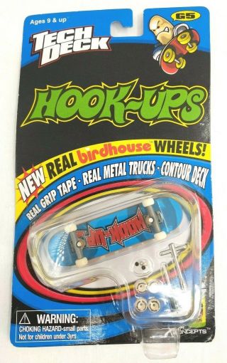 Tech Deck Hook - Ups Skateboard Birdhouse Wheels Gen 5 1999 Series 5080 - 5086