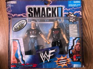 1999 Jakks Pacific Wwf Smackdown Stone Cold & Triple H Tron Ready Action Figures