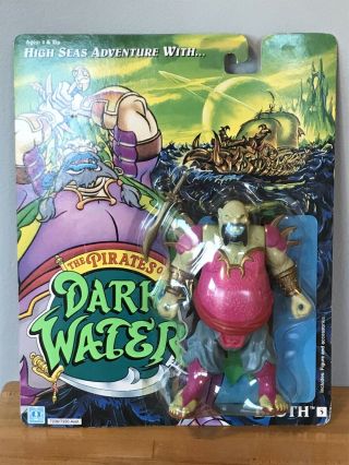 1990 Hanna - Barbera Pirates Of Dark Water Bloth 5 Action Figure 7236 Moc Hasbro