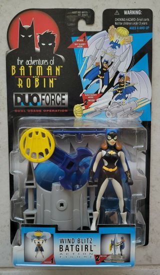 Wind Blitz Batgirl Duo Force Racer Kenner 1997 Batman Animated Series S106