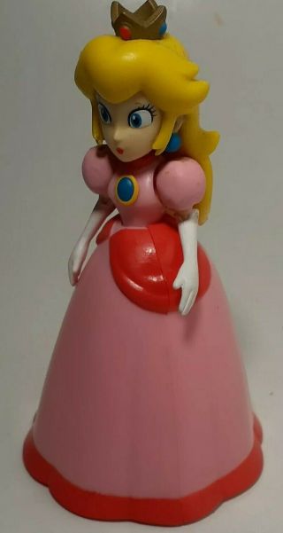 Mario Bros Princess Peach 3 " Figure Nintendo Jakks