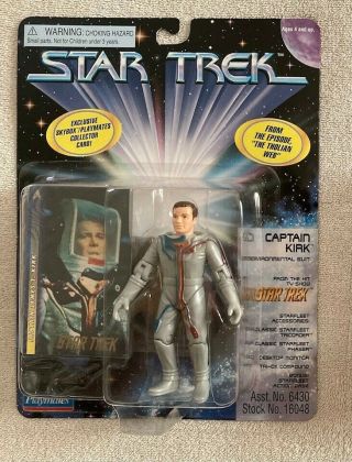 Playmates Star Trek Captain Kirk From " The Tholian Web " 4.  5 " Action Figure 1997