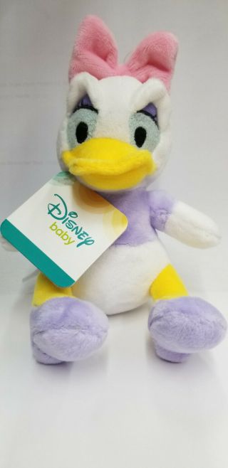 Disney Baby Daisy Duck 6 " Inches Jingle Plush Perfect For Gift With Tags