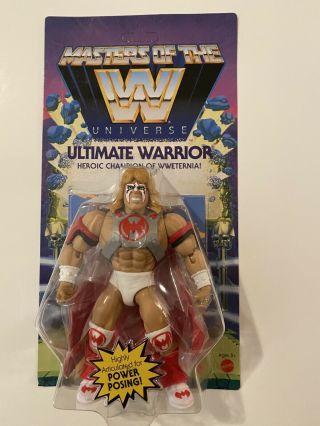 Mattel Masters Of The Universe Wwe Ultimate Warrior Action Figure