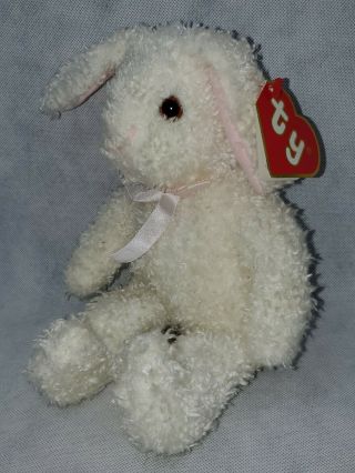 Ty Beanie Baby Baby Curly Bunny Sitting Rabbit 1992 (cc)