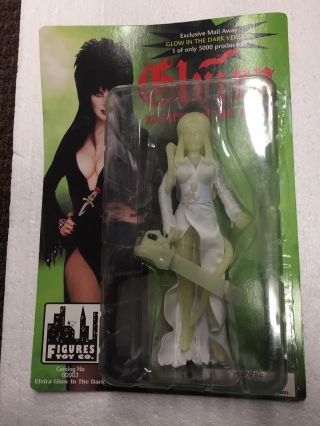 1998 Elvira Mistress Of The Dark By Figures Toy Co.  (glow In The Dark)