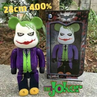 The Joker - Bearbrick Big 28cm 400 Bear Brick Fashion Toy Vinyl Action Figure
