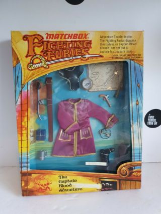 Vintage Matchbox Fighting Furies The Captain Blood Adventure Outfit Boxed 1974