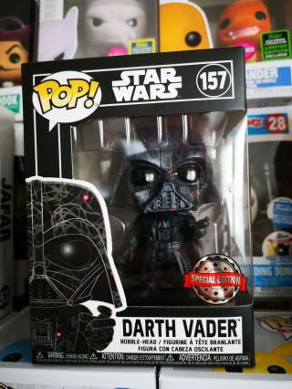 Darth Vader Futura Funko Vinyl No Stack 157 Star Wars Exclusive