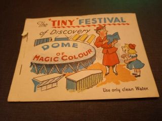 V Rare 1951 Festival Of Britain Tiny Festival Of Discovery Magic Colour Book