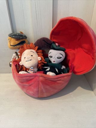 Disney Store James And The Giant Peach Plush Toy 4 Character Beanies Set Nwt