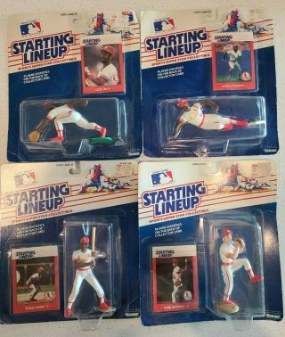 Starting Lineup 1988 Ozzie Smith,  Vince Coleman,  Willie Mcgee,  Todd Worrell