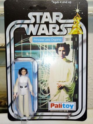 Vintage Star Wars Figure Princess Leia Organa First 12 Recarded