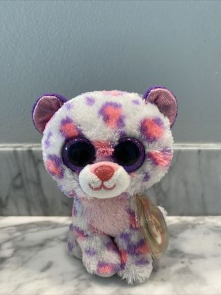 Ty Beanie Boos Serena The Snow Leopard 6” Justice Exclusive Mwmt