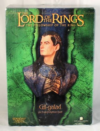 Sideshow Weta Collectibles Lord Of The Rings Gil - Galad Polystone Statue 1/4 -
