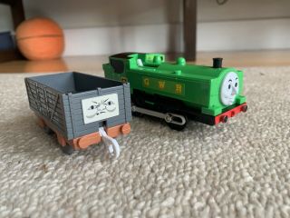 Tomy Thomas And Friends Gwr Duck Great Western Engine And S.  C.  Ruffy Truck.
