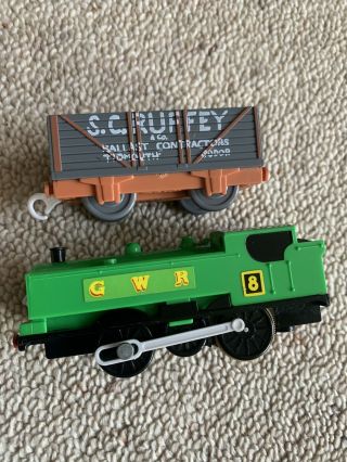 TOMY Thomas and Friends GWR Duck Great Western Engine and S.  C.  Ruffy Truck. 2