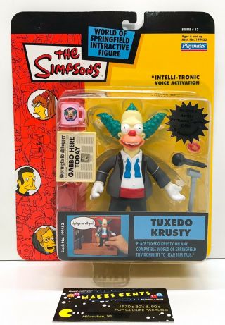 The Simpsons Tuxedo Krusty The Clown Action Figure Series 13 2003 Playmates