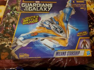 Guardians Of The Galaxy Milano Starship Figure Include Hard To Fnd