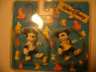 Rare Vintage Pvc Bully Walt Disney 2 Mickey Mouse 1984 Lundby Version Exclusif